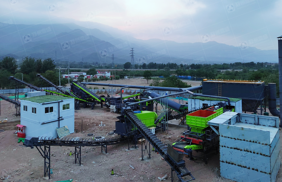 北京海澱年處理50萬噸建築垃（lā）圾模塊化處置係統