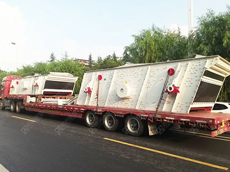 發貨忙—山西省河津市建築固廢資源化項目（mù）全套裝備如（rú）期抵達現場（chǎng）